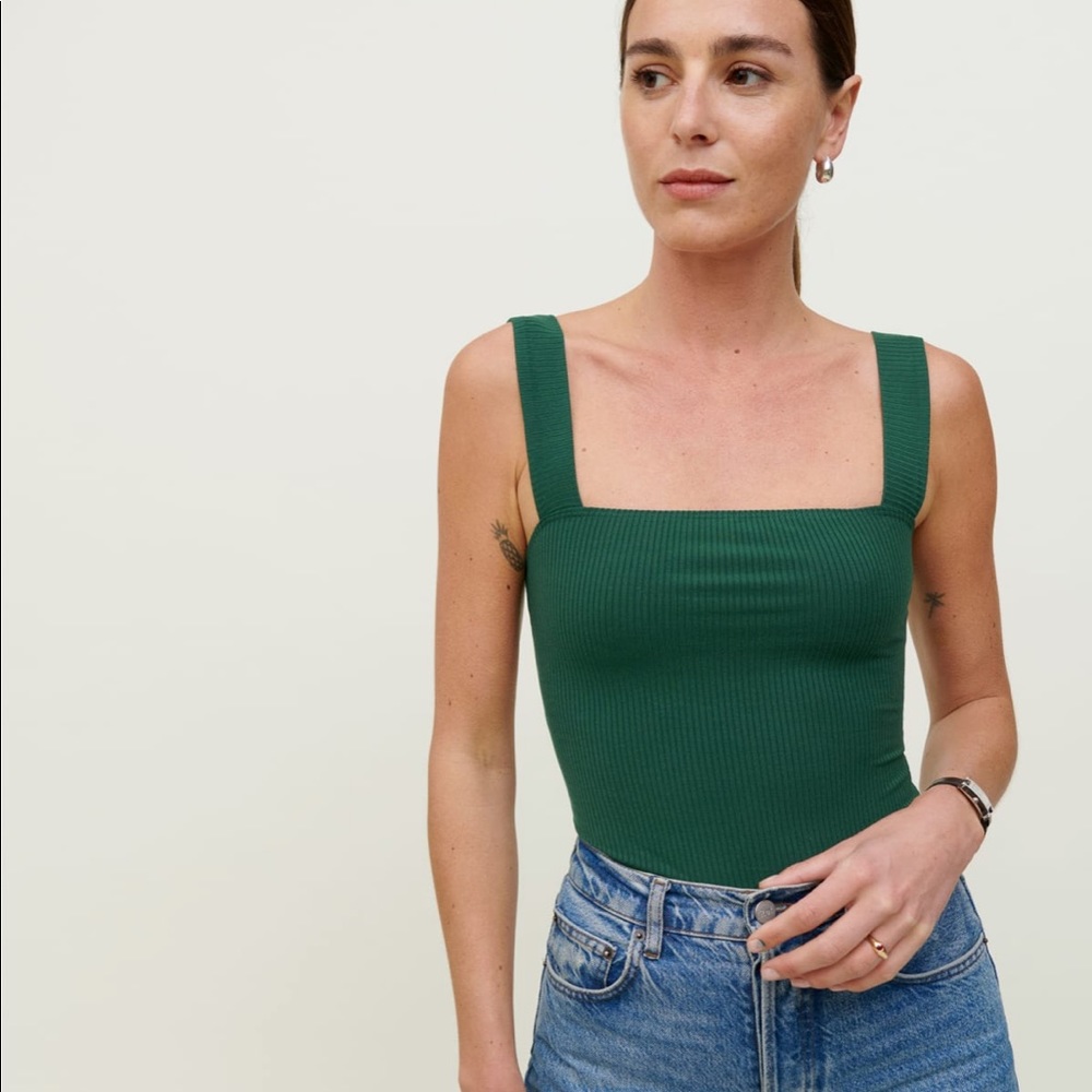 Reformation Canyon Knit Tank, Size S
